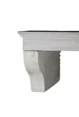 French Country Style Limestone Fireplace Top