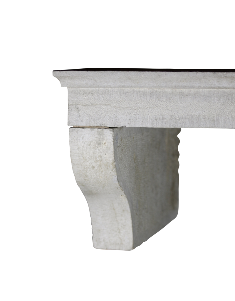 French Country Style Limestone Fireplace Top