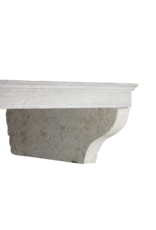 French Country Style Limestone Fireplace Top