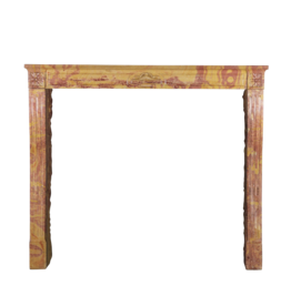 Maison Leon Van den Bogaert Eleganter Französischer Zweifarbiger Hartsteinkamin