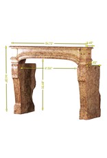 18Th Century French Castle Fireplace Surround