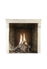 Timeless Chic French Country Style Limestone Fireplace Surround