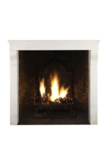 Vintage Chic French Country Style Limestone Fireplace Surround