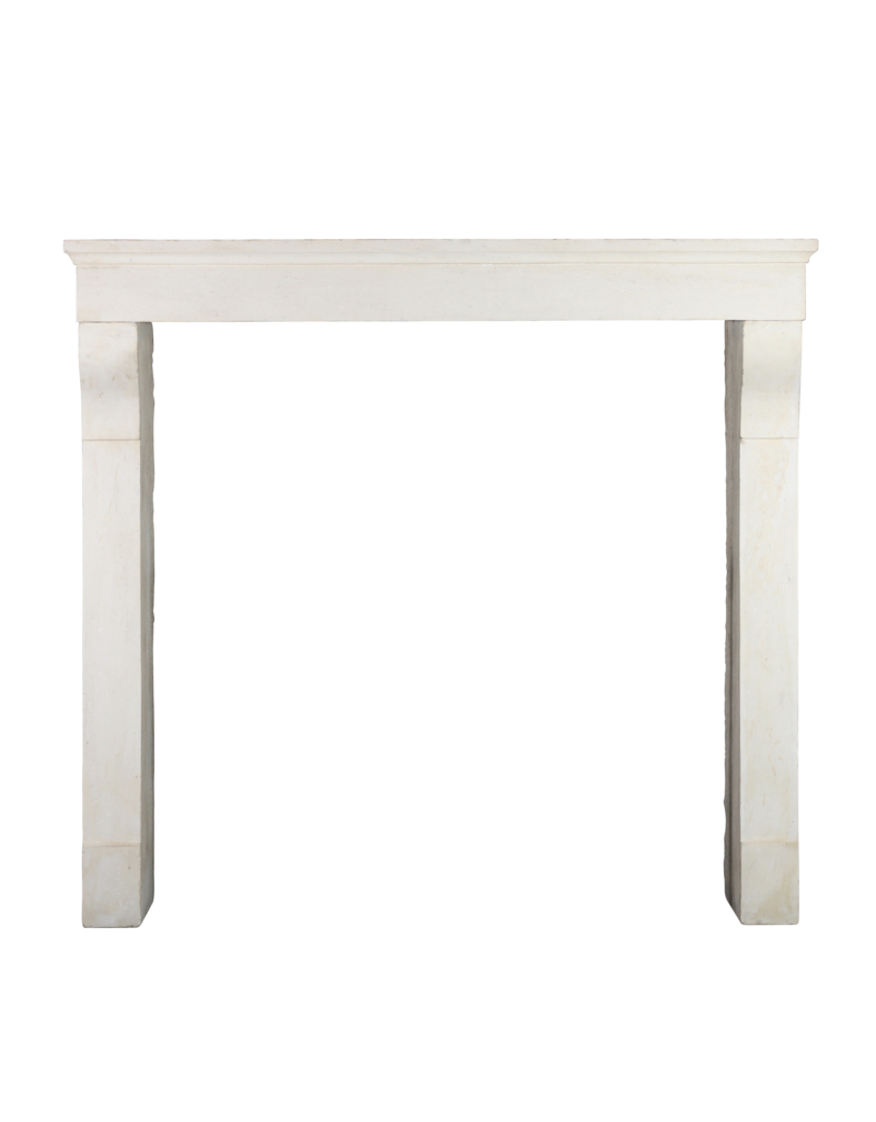 Vintage Chic French Country Style Limestone Fireplace Surround