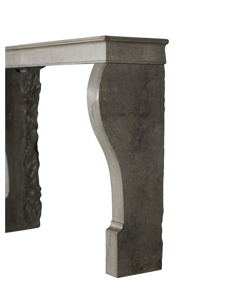 Maison Leon Van den Bogaert Petite Cheminée Vintage Grise Intemporelle