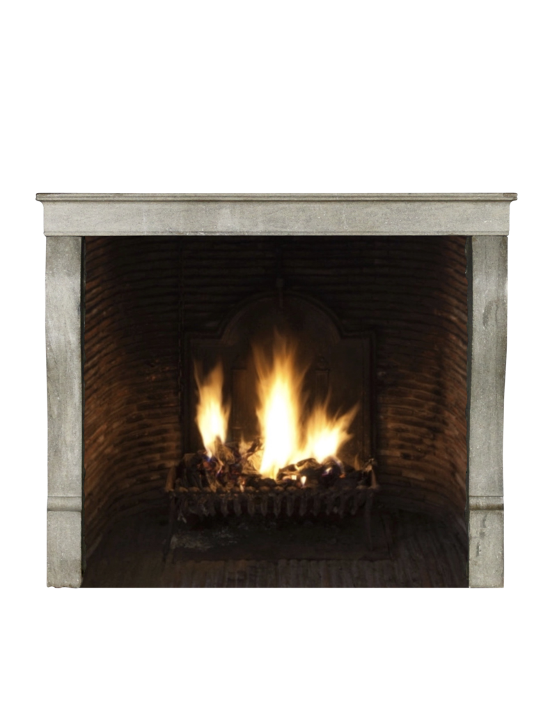 Small Timeless French Vintage Fireplace Surround