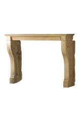 French Bicolor Stone Louis Philippe Period Fireplace Surround