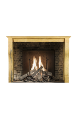 French Bicolor Stone Louis Philippe Period Fireplace Surround