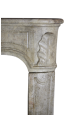 Regency Period French Vintage Limestone Fireplace Surround