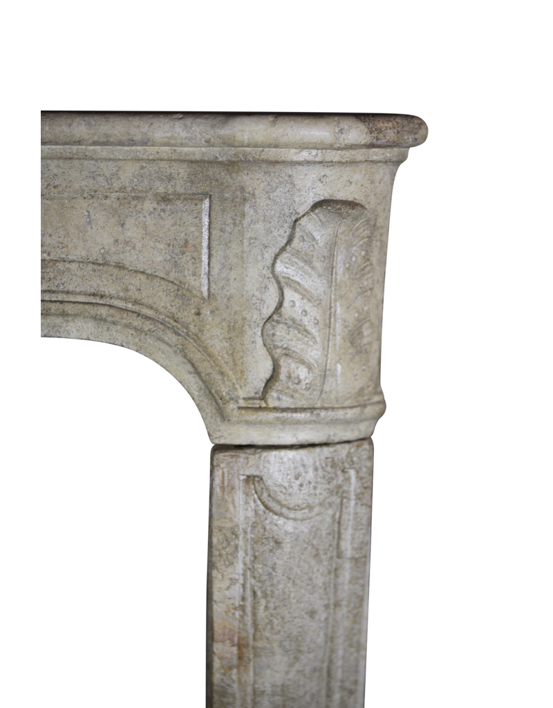 Regency Period French Vintage Limestone Fireplace Surround