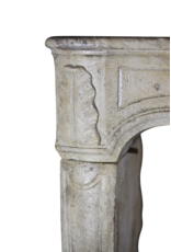 Regency Period French Vintage Limestone Fireplace Surround