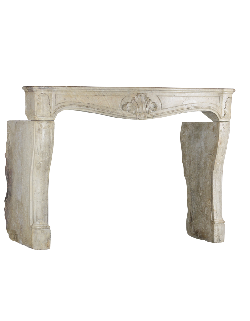 Regency Period French Vintage Limestone Fireplace Surround