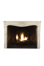 Regency Period French Vintage Limestone Fireplace Surround