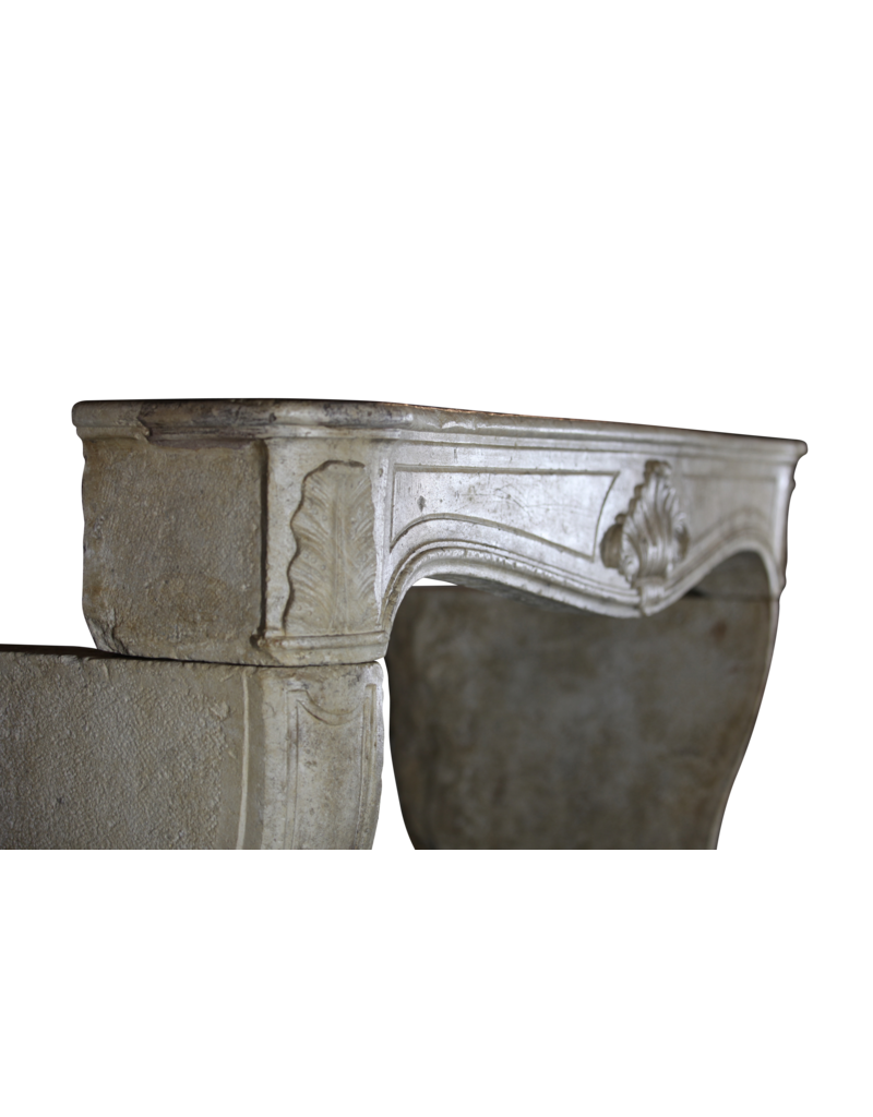 Regency Period French Vintage Limestone Fireplace Surround