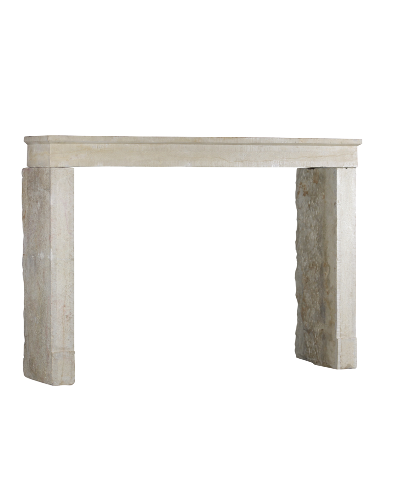 Timeless Chic French Limestone Fireplace Surround