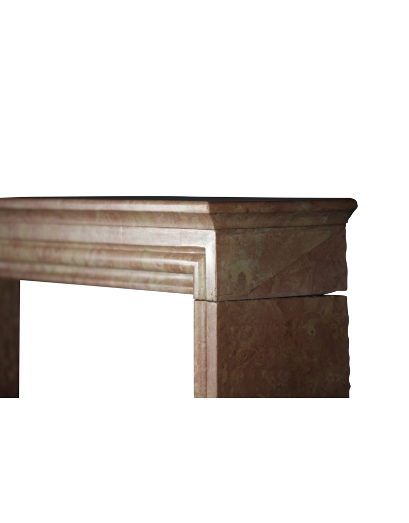 Timeless Chic Marble Vintage Fireplace Surround