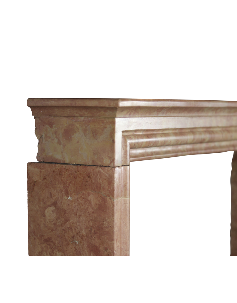 Timeless Chic Marble Vintage Fireplace Surround