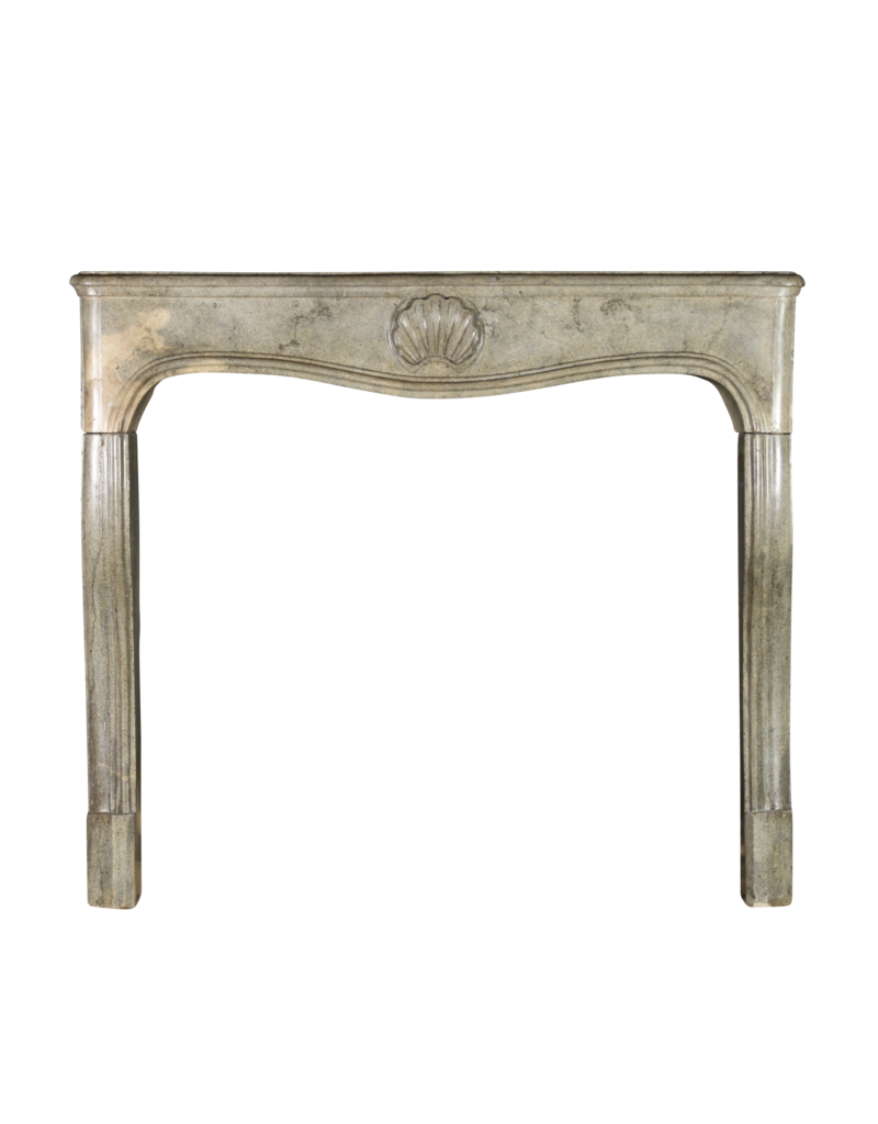 Petite 18Th Century Bicolor Hard Stone French Fireplace Surround