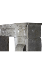 Cheminée En Marbre Travertin Entre Guerres