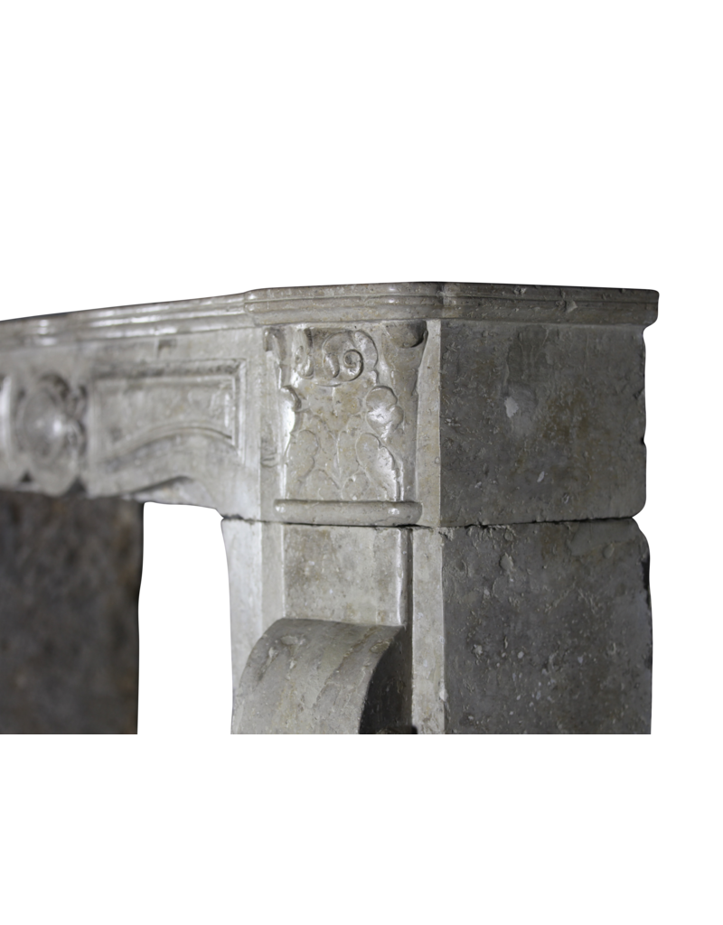 Cheminée En Marbre Travertin Entre Guerres