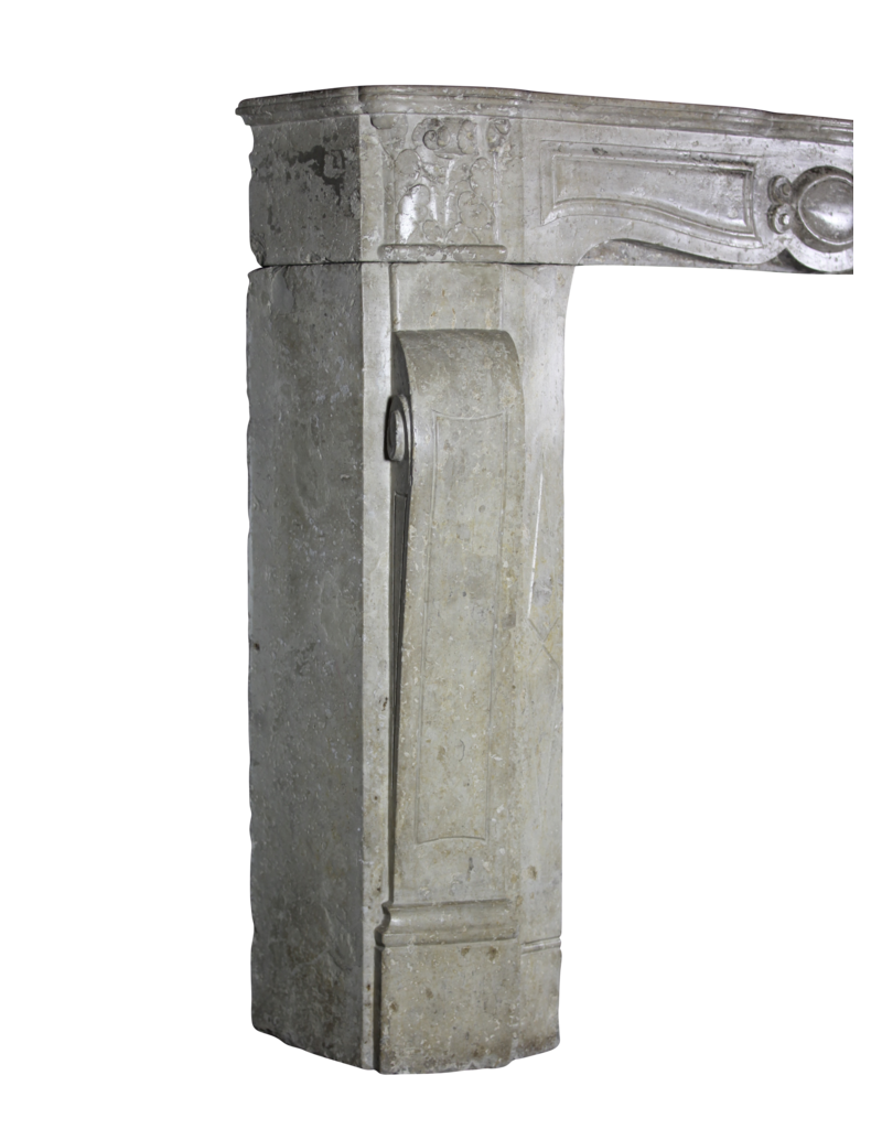 Cheminée En Marbre Travertin Entre Guerres