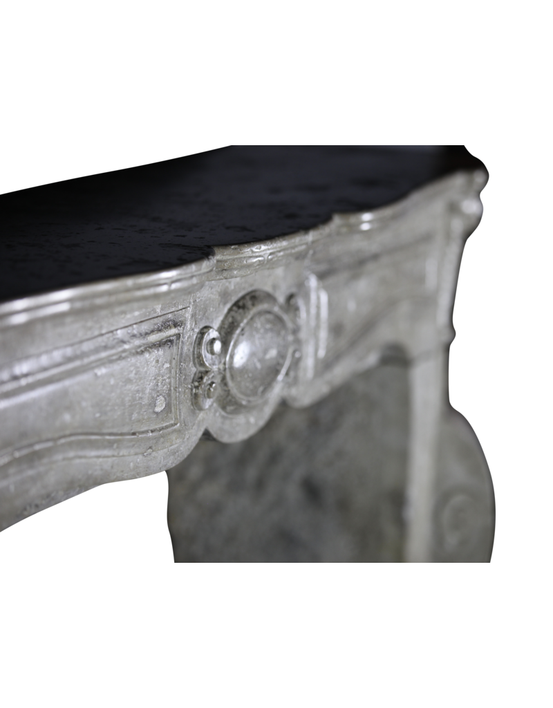 Cheminée En Marbre Travertin Entre Guerres