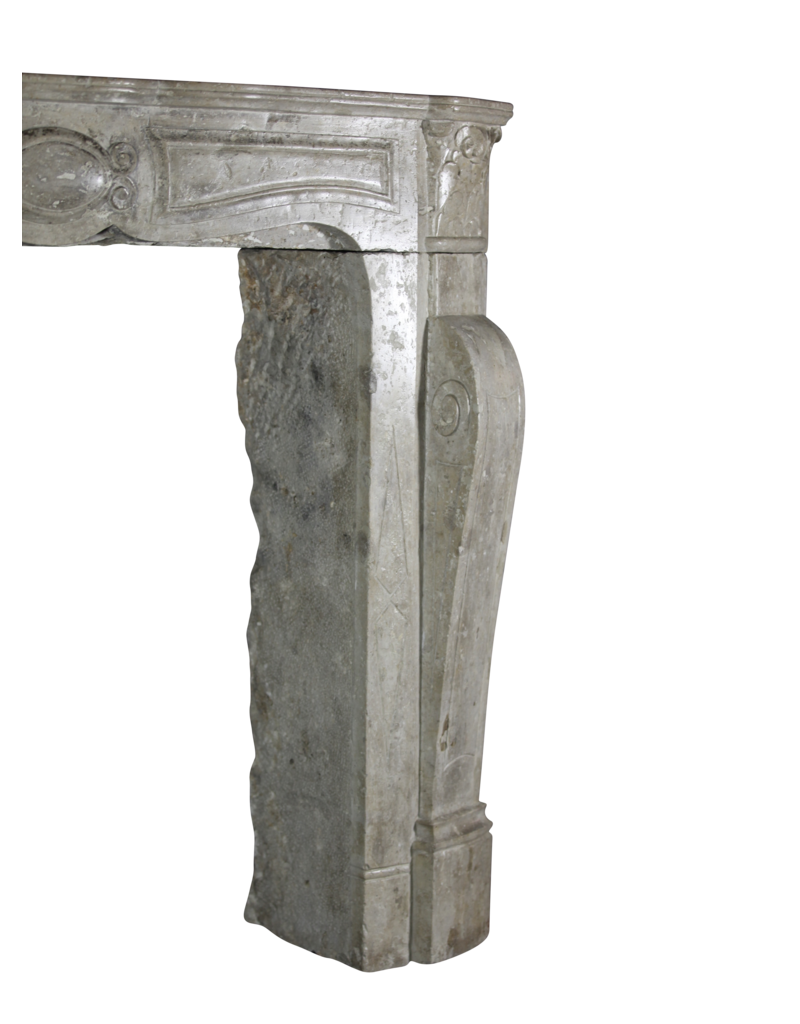 Cheminée En Marbre Travertin Entre Guerres