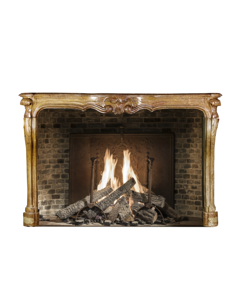 18Th Century French Stone Fireplace Surround