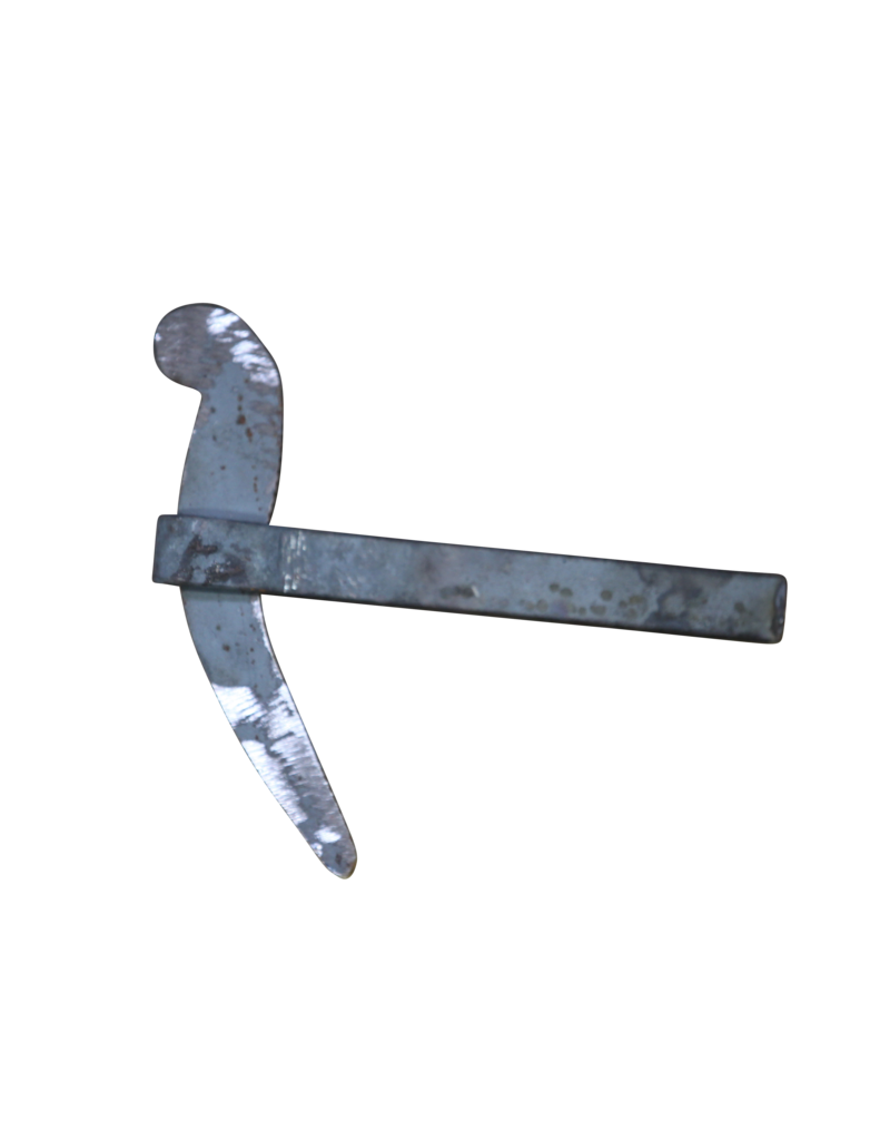 Maison Leon Van den Bogaert Wrought Iron Fireback Attach