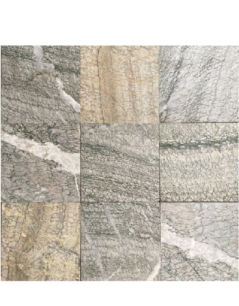 Original French Campan Vert Marble Tiles