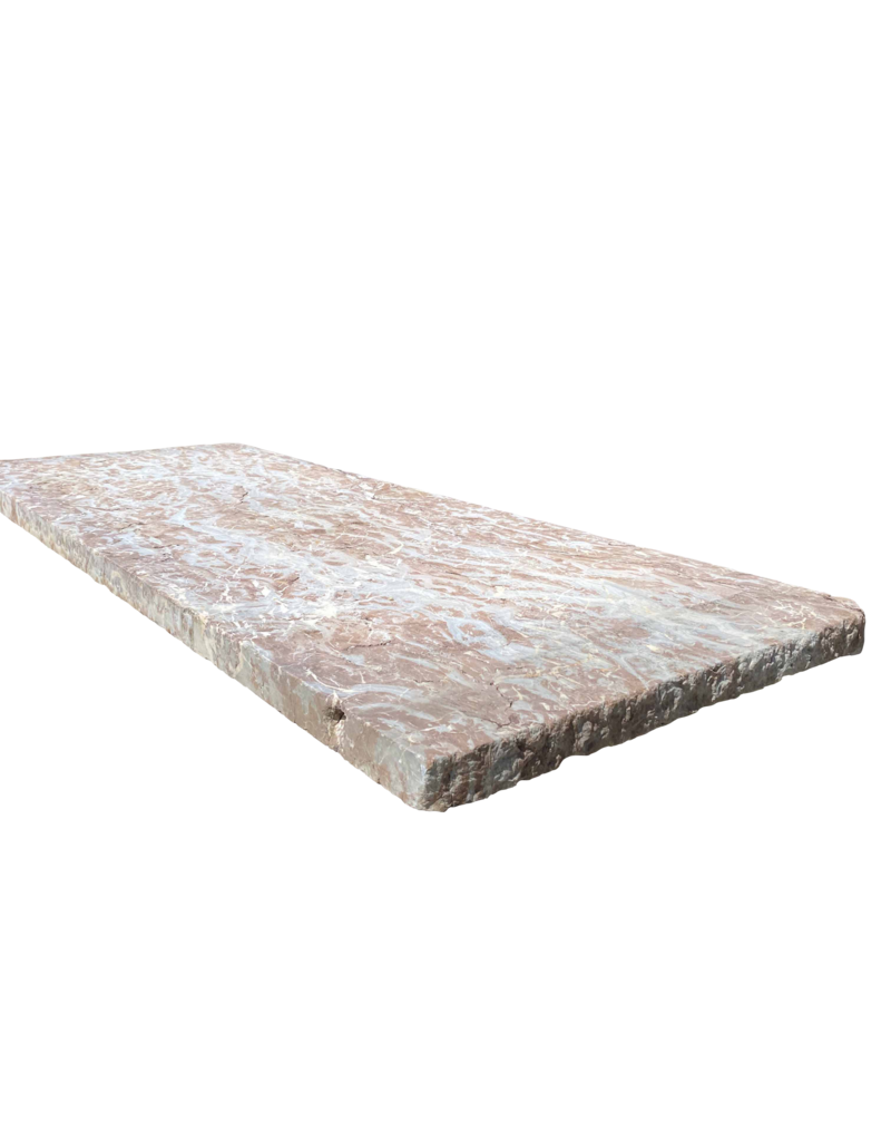 Maison Leon Van den Bogaert Tablette De Table Antique En Marbre De Rochefort, Belgique