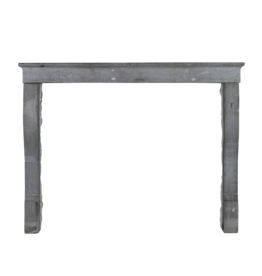 Small Timeless Grey European Fireplace Surround