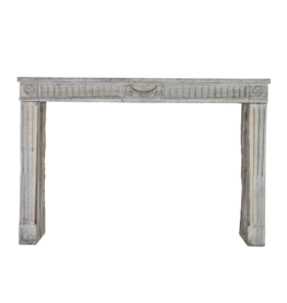 Grand French Bicolor Vintage Fireplace Surround