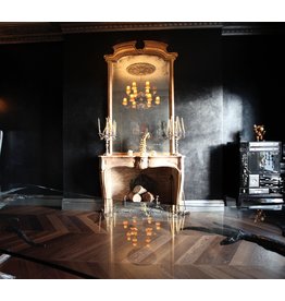 The Antique Fireplace Bank Belgischer Rot Terrakotta Kamin Verkleidung