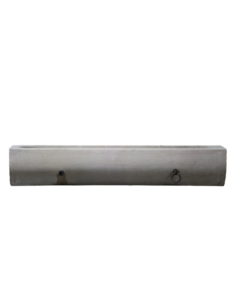 Maison Leon Van den Bogaert Marble Stone Trough From A French Garden