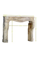 Louis XIV Period Vintage Fireplace Mantle