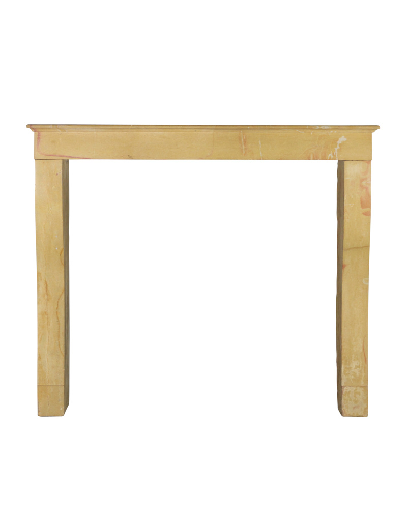 Bicolor French Vintage Fireplace Mantle