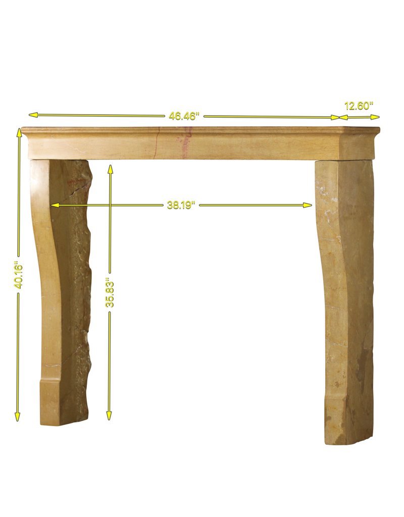 Maison Leon Van den Bogaert Französischer antiker Kaminmaske