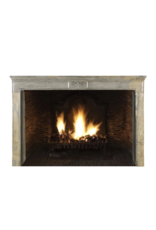 French Reclaimed Fireplace Surround In Bicolor Hard Stone