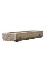 Trough Fragment In Limestone