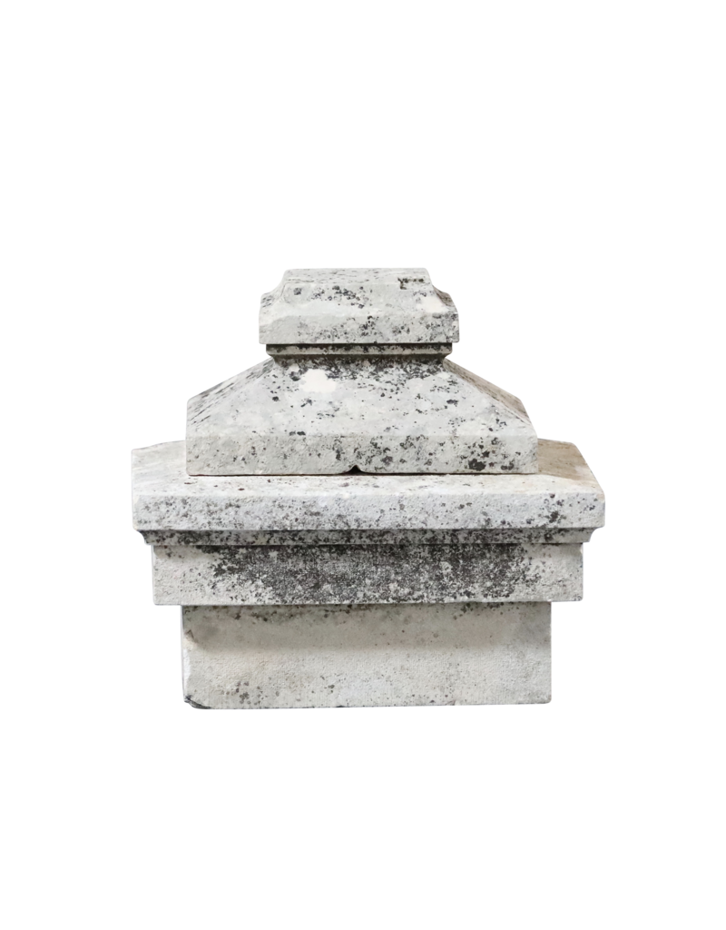 Kalkstein Säulen Grabstein