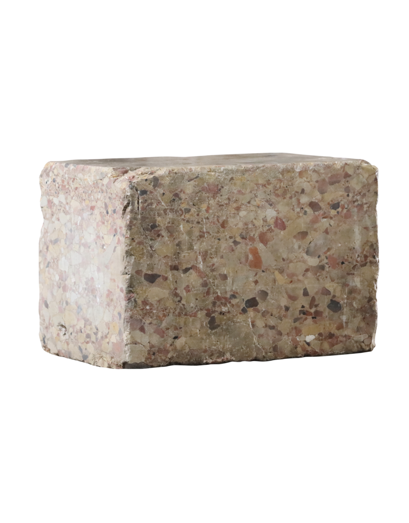 Maison Leon Van den Bogaert Bloc en marbre Brèche d'Alep XVIIIe siècle