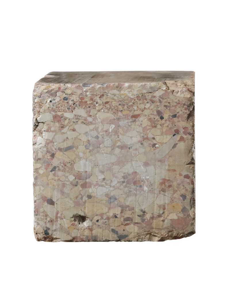 Maison Leon Van den Bogaert Bloc en marbre Brèche d'Alep XVIIIe siècle