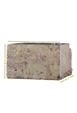 Maison Leon Van den Bogaert Bloc en marbre Brèche d'Alep XVIIIe siècle