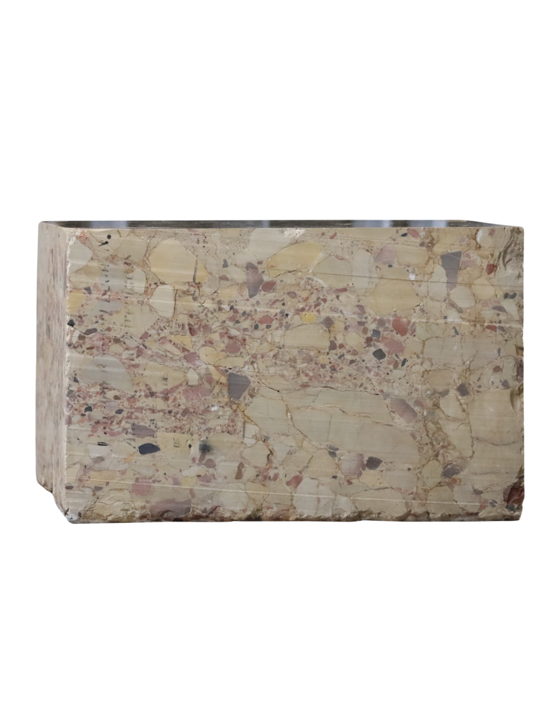 Maison Leon Van den Bogaert Bloc en marbre Brèche d'Alep XVIIIe siècle