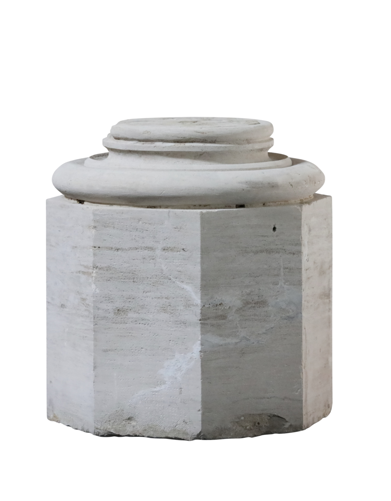 Limestone Column Base