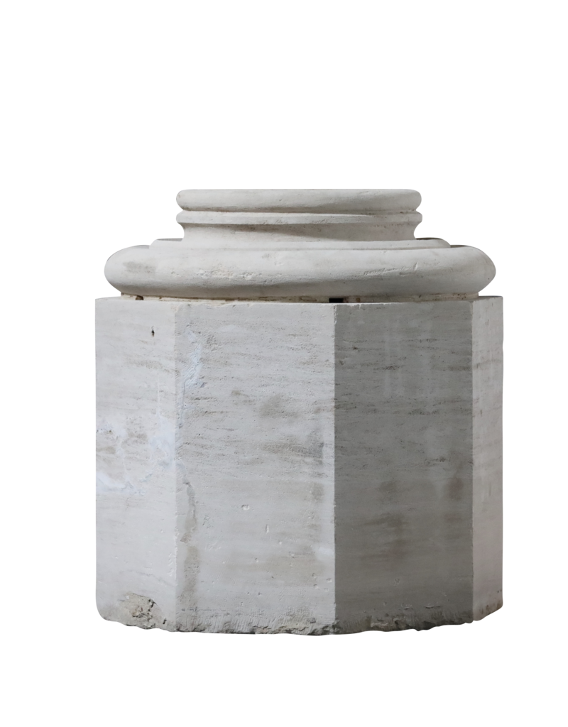 Limestone Column Base