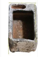 Maison Leon Van den Bogaert Französisches Bauernhof Waschbecken im hartem Kalkstein