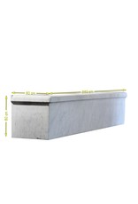 Carrara Marble Trough