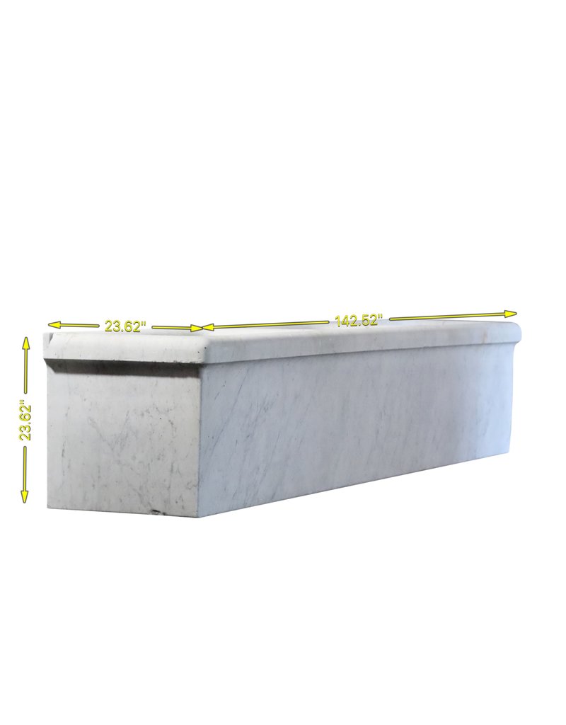 Maison Leon Van den Bogaert Trog aus Carrara-Marmor